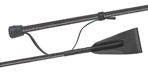 02022 Braided leather cover, adjustable wrist loop
