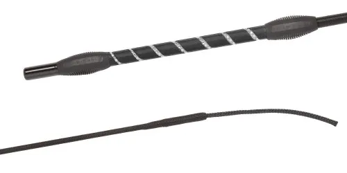 03177 Balance-whip, Leather grip w. Rhinestone crystals, SoftRubber balance-handles