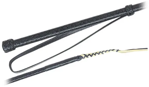 01091 Leder umflochten, Handlasche, Lederknopf