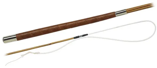 07037 Bambus ultraleicht, blank, lackiert, Wickelgriff, besponnener Bogen