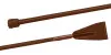 02015 Leder umnäht, Lederknopf, 60 cm