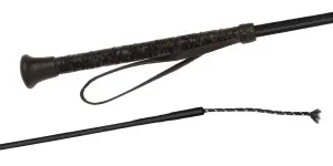 01716 Woven nylon cover, soft wrapped grip, eather wrist loop