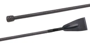 02091 Leder umflochten, Lederknopf, 60 cm