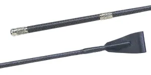 02095 Leder umflochten, Antik-Beschläge, 60 cm