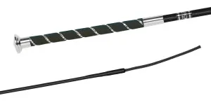 03040S BRILLIANCE, Nylongespinst fein, Brilliance-Nubuk-Griff, Pilzknopf mit Premium-Kristall