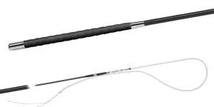 07018 CARBON Composite, besponnen, lackiert, Ledergriff
